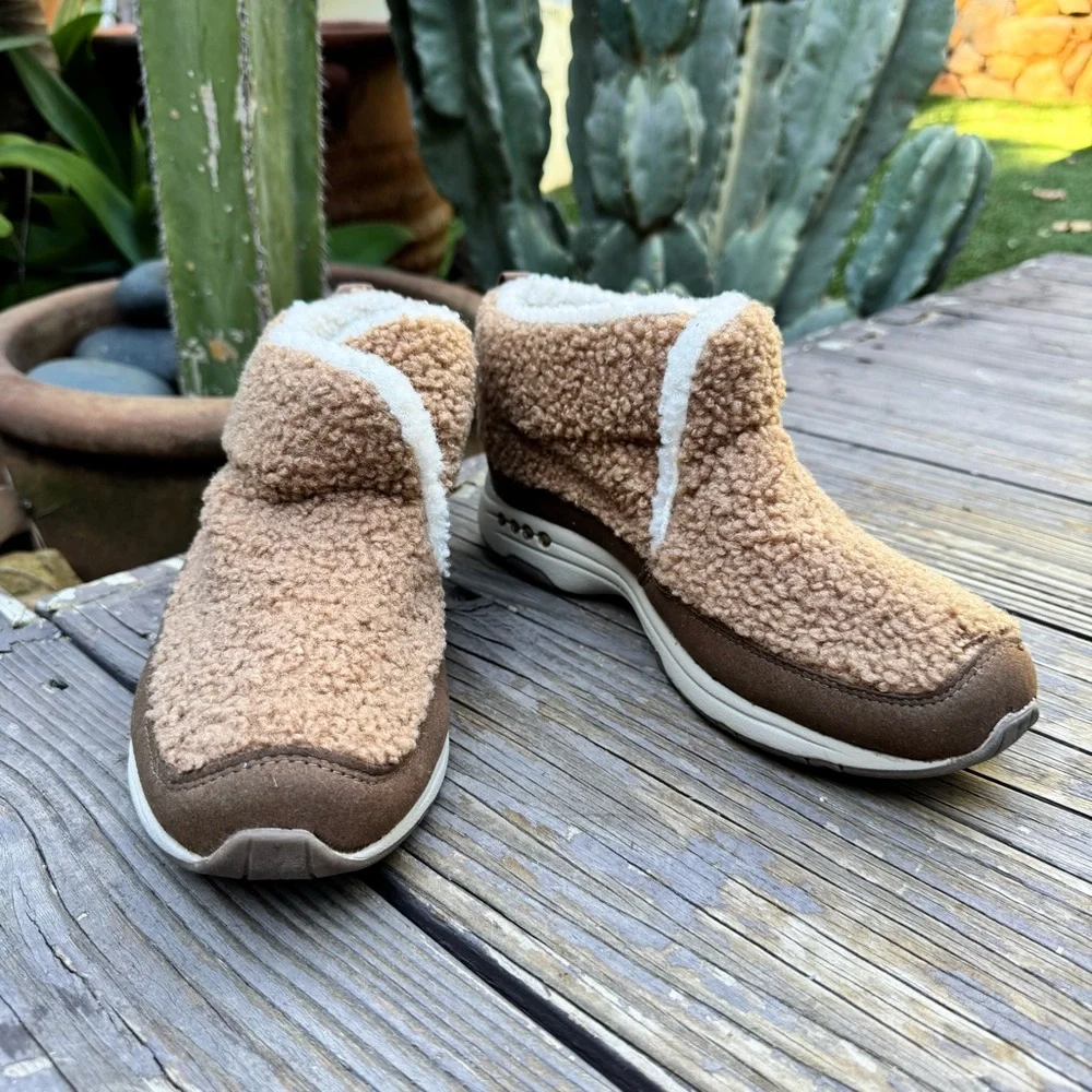Easy Spirit Tripping Shearling booties